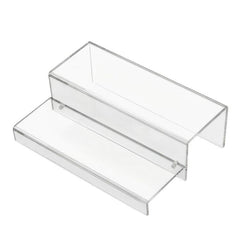 2-Tier Acrylic Wine Cabinet & Bottle Rack For Displaying Action Figures, Cakes, Perfumes, YX239
