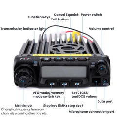 TYT TH-9000D 1-50km High Power Wireless Outdoor Vehicle Two-Way Radio