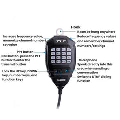 TYT TH-9000D 1-50km High Power Wireless Outdoor Vehicle Two-Way Radio
