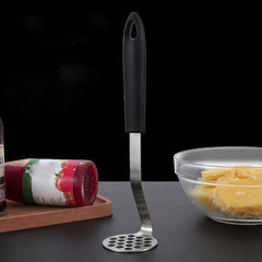 LsCook 304 Stainless Steel Potato Masher With Silicone Handle