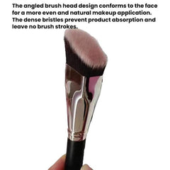 Oblique Flat Head Makeup Brush Trapezoid Contour Brush, Blush Brush, Foundation Brush