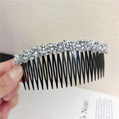 Sparkly Hair Clip Slide Comb for Bangs and Flyaways Shiny Hair Finisher for Forehead, Sides, and Back of Head