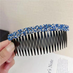 Sparkly Hair Clip Slide Comb for Bangs and Flyaways Shiny Hair Finisher for Forehead, Sides, and Back of Head