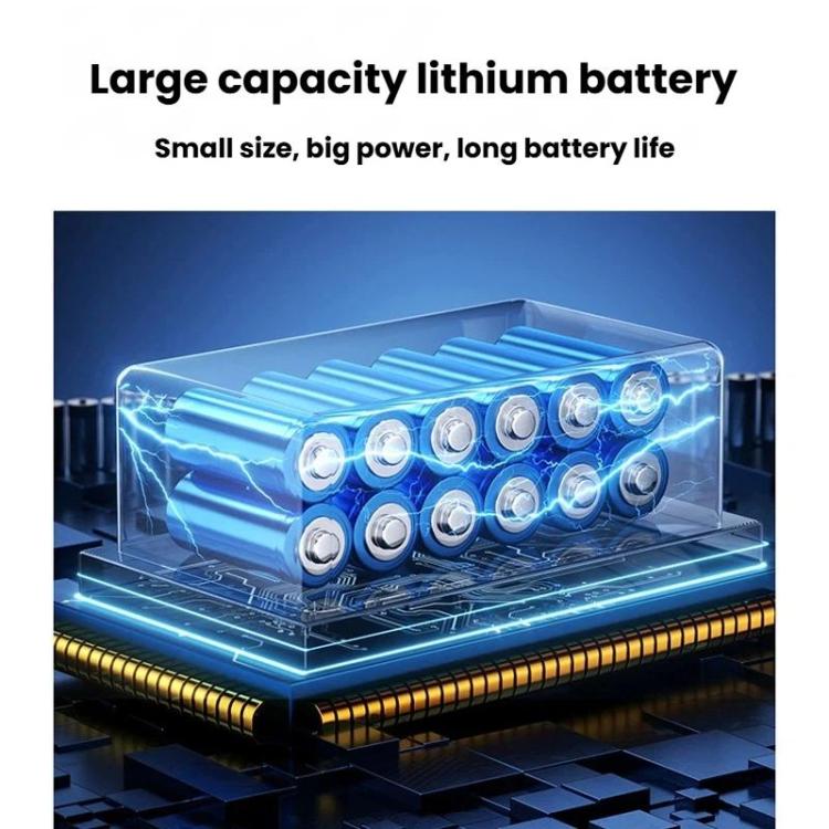 S8 High-Speed Ice Cooling Fan Digital Display Quiet Handheld Fan