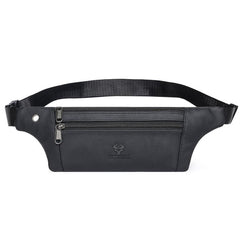 HUMERPAUL MH483 Men Leather Waist Bag Multifunctional Casual Crossbody Bag
