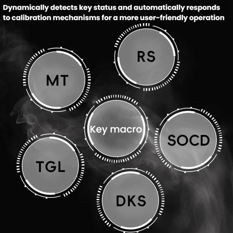 H60 Pro Bluetooth Wireless Triple-Mode Gaming Keycap Cutout Magnetic Axis Keyboard