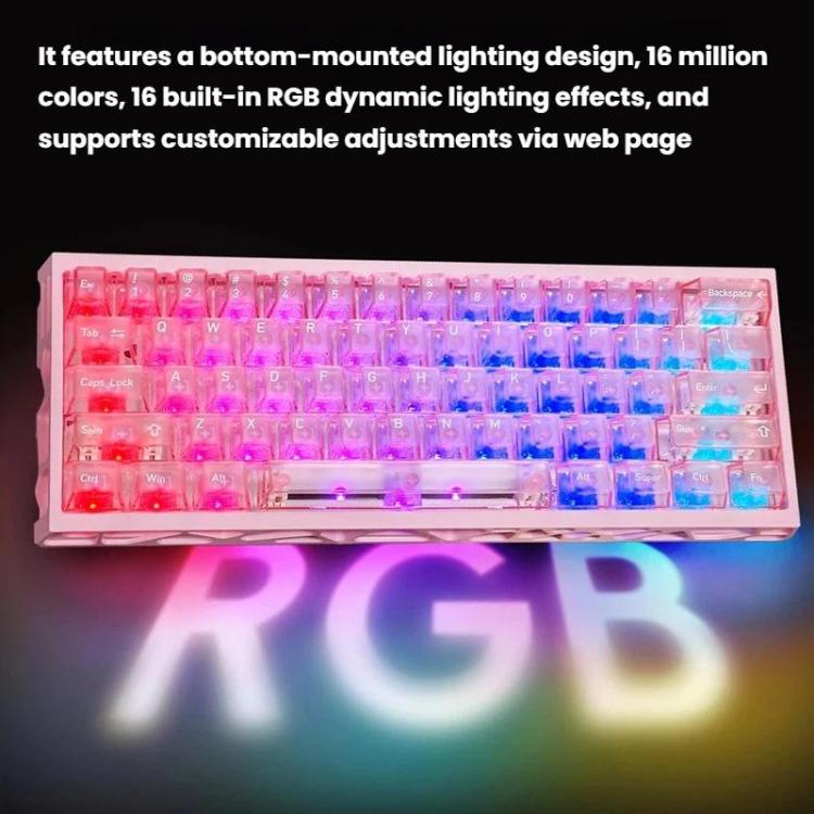 H60 Pro Bluetooth Wireless Triple-Mode Gaming Keycap Cutout Magnetic Axis Keyboard