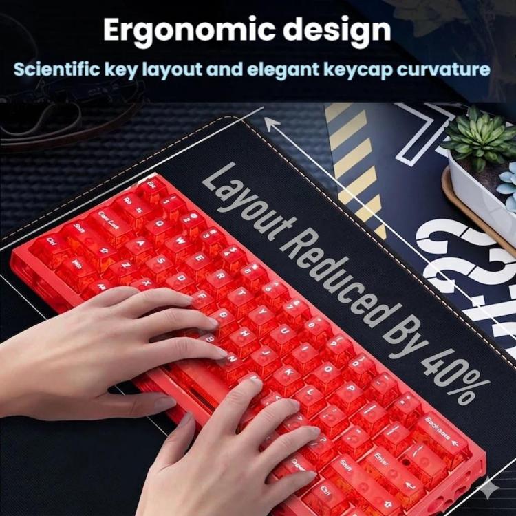 H60 Pro Bluetooth Wireless Triple-Mode Gaming Keycap Cutout Magnetic Axis Keyboard