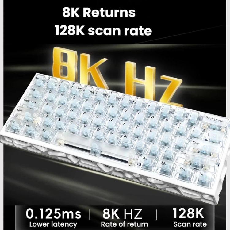 H60 Pro Bluetooth Wireless Triple-Mode Gaming Keycap Cutout Magnetic Axis Keyboard