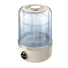F1 1.5L Mini Underwear Desktop Washing Machine Portable Two-Speed Digital Display Washing Machine, Plug-in White, Plug-in Khaki, Rechargeable White, Rechargeable Khaki
