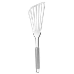 LsCook Household Stainless Steel Steak Fish Spatula Multi-Functional Slanted Strainer Spatula, 32.5 x 8cm