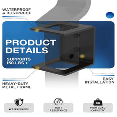 FS-2624 Storage Bracket For 2 Inch Trailer Hitch Receiver