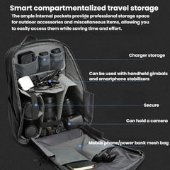 BANGE XJ325 Men Large Capacity Commuter Dual Use Backpack Multifunctional Photography Storage Bag For DSLR Cameras, XJ325
