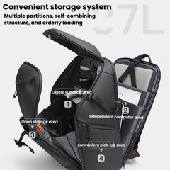 BANGE SJ327 Large Capacity Commuter Travel Backpack Shock-Resistant Laptop Camera Bag, SJ327