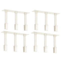 Wine Cabinet Hanging Cup Rack Upside Down Beer Glass Holder, 2pcs, 4pcs