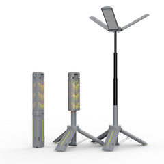 720 Degree Rotating Folding Outdoor Camping Lamp With Three-Leaf LED Blade