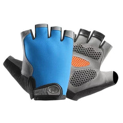 Breathable Half-Finger Gloves For Outdoor Fitness & Sports Non-Slip Wear-Resistant Mountaineering Fingerless Gloves, S, M