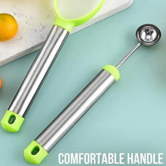 LsCook 3-Piece Set Fruit Ball Scooper Set Kitchen Carving Knife