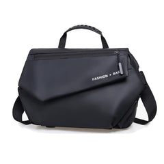 WEIXIER Large Capacity Messenger Bag for Men, Water Resistant Crossbody Shoulder Bag Multi-Pocket Briefcase with Luggage Strap