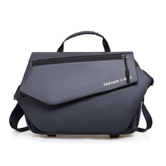 WEIXIER Large Capacity Messenger Bag for Men, Water Resistant Crossbody Shoulder Bag Multi-Pocket Briefcase with Luggage Strap