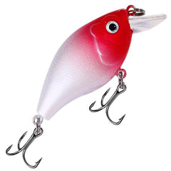 HENGJIA Deep Diving Fat Crankbait Fishing Lure Long Casting Hard Bait, 6cm 6.9g