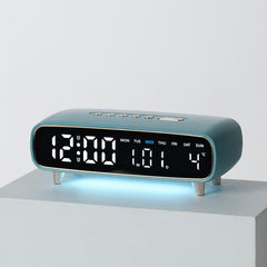LED Digital Alarm Clock With Night Light, Date/Weekday/Temperature, 2 Alarms, Countdown Timer, 3 Brightness Levels, USB Output Port