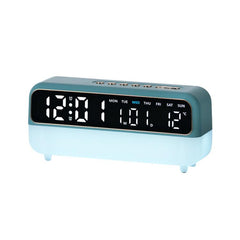 Multi-Function Digital Alarm Clock With Dimmable Night Light, Date/Weekday/Temperature, Dual Alarms, Timer Function, USB Charging Port