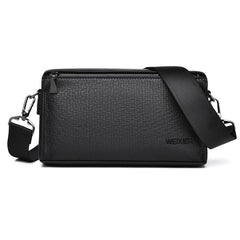 WEIXIER W133  Mens Small Crossbody Bag Versatile Messenger Clutch with 6 Card Slots for Travel & Daily Use