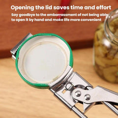 LsCook Adjustable Multi-Function Can Opener Non-Slip Bottle Cap Screwdriver