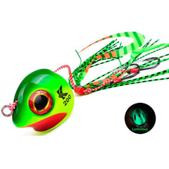 KATYUSHA Kabura Snapper Jig Head 3D Bionic Eyes Tai Rubber Lead Jigs for Bottom Fishing, Grouper, Sea Bream, 60G, 80G, 100G