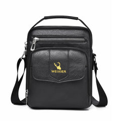 WEIXIER D1105 Men Business Shoulder Bag Retro Commuter Casual Handbag