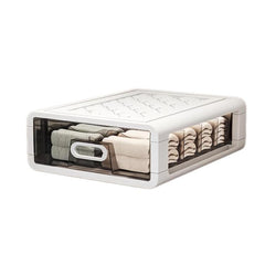 Large-Capacity Drawer-Style Underwear Sock Organizer Storage Box, No Grid Space, 10 Grid Spaces, 15 Grid Spaces, No Grid Space + 10 Grid Spaces, No Grid Space + 15 Grid Spaces, 10 Grid Spaces + 15 Grid Spaces                                            ...