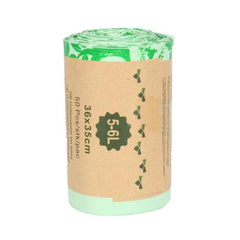 Kitchen PLA Degradable Garbage Bags Household Compostable Flat Top Trash Bags, 50pcs / set 36 x 35cm, 50pcs / set 40 x 38cm, 50pcs / set 43 x 46cm