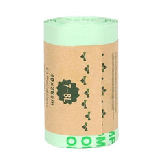 Kitchen PLA Degradable Garbage Bags Household Compostable Flat Top Trash Bags, 50pcs / set 36 x 35cm, 50pcs / set 40 x 38cm, 50pcs / set 43 x 46cm