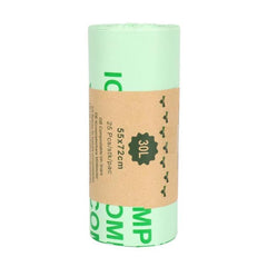 Kitchen PLA Degradable Garbage Bags Household Compostable Flat Top Trash Bags, 50pcs / set 36 x 35cm, 50pcs / set 40 x 38cm, 50pcs / set 43 x 46cm, 25pcs / set 55 x 72cm