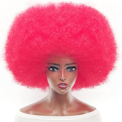 Jumbo Afro Wig Oversized 22 inch Clown Wig for Adults Men Women Extra Large 70s Disco Costume Wig