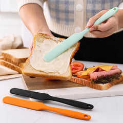 LsCook Multifunctional Silicone Spatula Food-Grade Baking Spatula, Standard 32g Pink+Purple+Yellow+Green, Standard 45g Black+Orange+Green