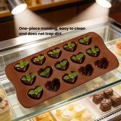 LsCook Food-grade Silicone Heart-Shaped Chocolate Mold