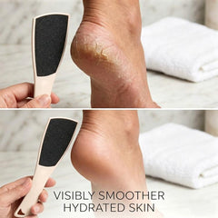 Spatula-Shaped Foot File For Removing Dead Skin and Calluses Double-Sided Sandpaper Foot Scrubber