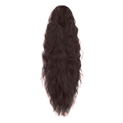 Long Bouncy Wavy Ponytail Wig With Hair Clips