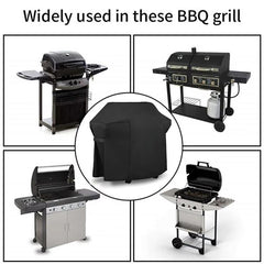 Outdoor 600D Oxford Fabric Waterproof Dustproof BBQ Grill Cover, 147x61x122cm
