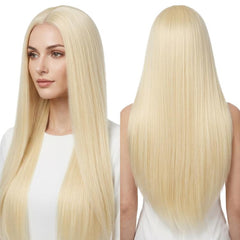 80cm Cosplay Versatile Center-Parted Long Straight Wig, Black, White, Silver, Light Gold, Red, Dark Brown, Light Brown, Purple, Royal Blue, Claret, Orange, Mint Green, Gray, Light Purple, Sky Blue, Linen