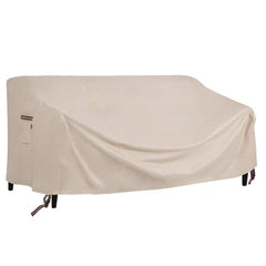 Patio Sofa Cover 600D Waterproof & Windproof Outdoor Couch Cover Garden Furniture Protector with Air Vents, 137x96x73/50cm