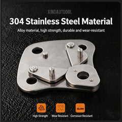 XINDA Continuous Belay System Diverter 304 Stainless Steel Rope Connector for Adventure Parks, Zipline, Vi Ferrata, and High Ropes Courses