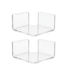 Wall-mounted Corner Shelf Triangular Floating Shelf For Security Cameras
