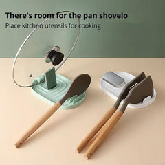LsCook Folding Pot Lid Holder Kitchen Stove Top Storage Rack