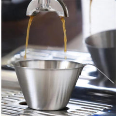 LsCook Thick 304 Stainless Steel 100ml Coffee Brewing Cup With Measurement Markings
