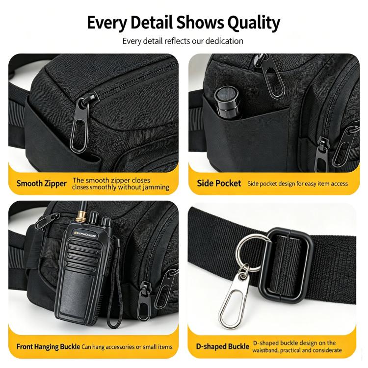 Waterproof Multi-Functional Hiking Waist Pack Large Capacity Hiking & Fitness Bag