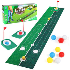 Kids Golf Putting Practice Mat, Indoor & Outdoor Parent?Child Interactive Sports Toy
