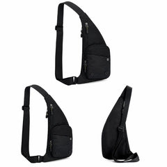 Crossbody Bag Color-Blocked Waterproof Sports Casual Chest Bag